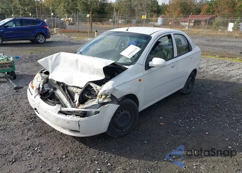 2004 Chevrolet Aveo из США, поврежденный, VIN KL1TD52624B130086